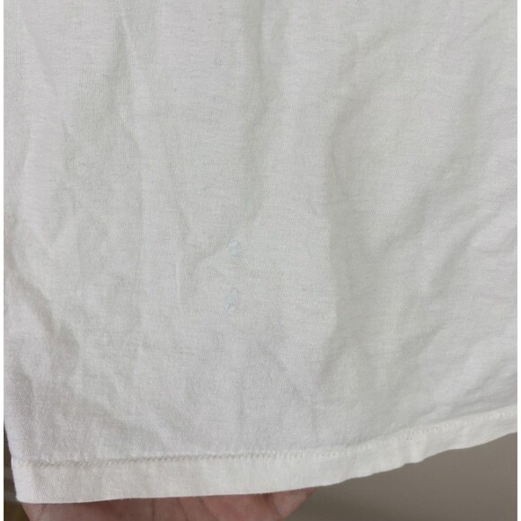 Vintage 90s Single Stitch Graphic T-Shirt / Size XL / White - Picture 4 of 7